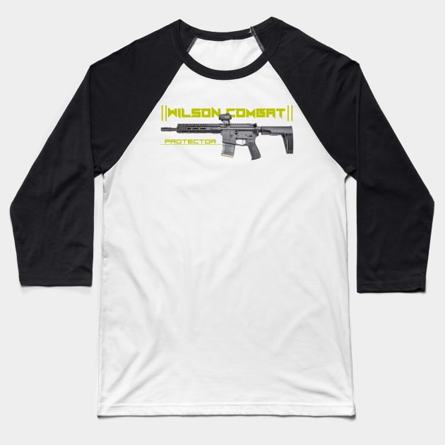 Wilson Combat Protector Baseball T-Shirt by Aim For The Face